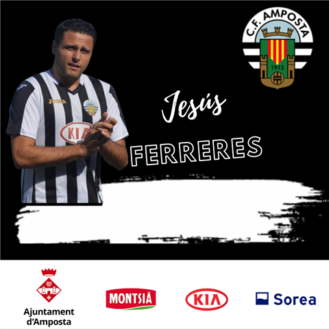 Club Futbol Amposta : NOTÍCIES : COMUNICAT OFICIAL: RENOVACIÓ del davanter Jesús FERRERES